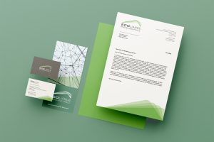 Gestaltung einer Firmenausstattung für Ecoliance in Rheinland-Pfalz
